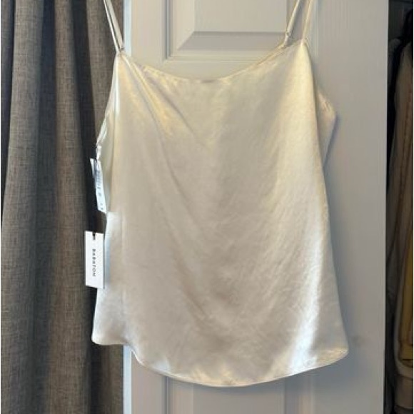 Aritzia Babaton Benji White Silky Camisole - Picture 2 of 3